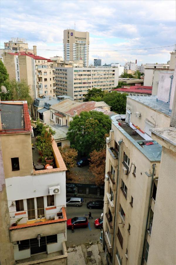 Athenee Palace Apartment - Panoramic View Terrace & Balcony - Free Minibar Bukarest Exteriör bild