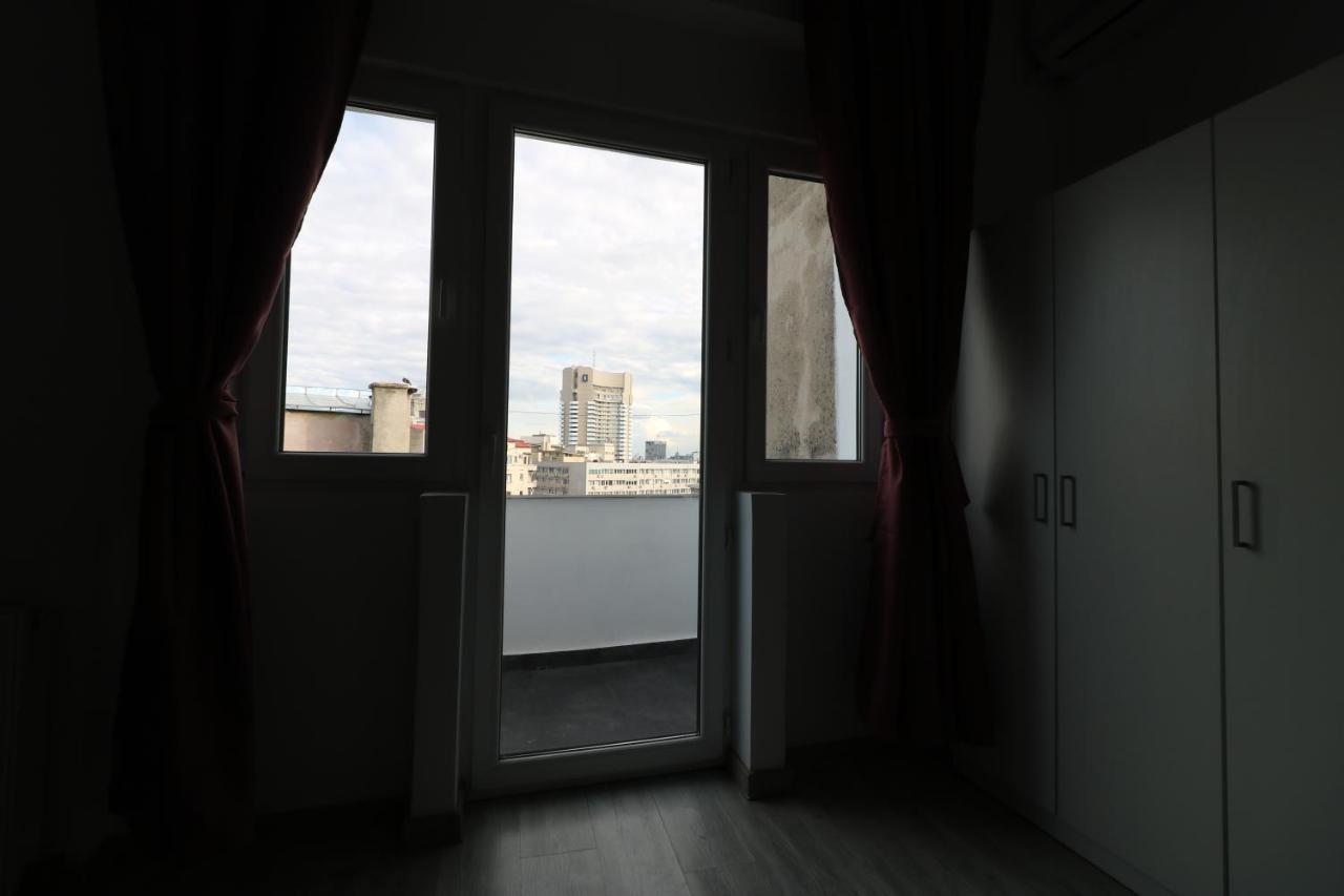 Athenee Palace Apartment - Panoramic View Terrace & Balcony - Free Minibar Bukarest Exteriör bild